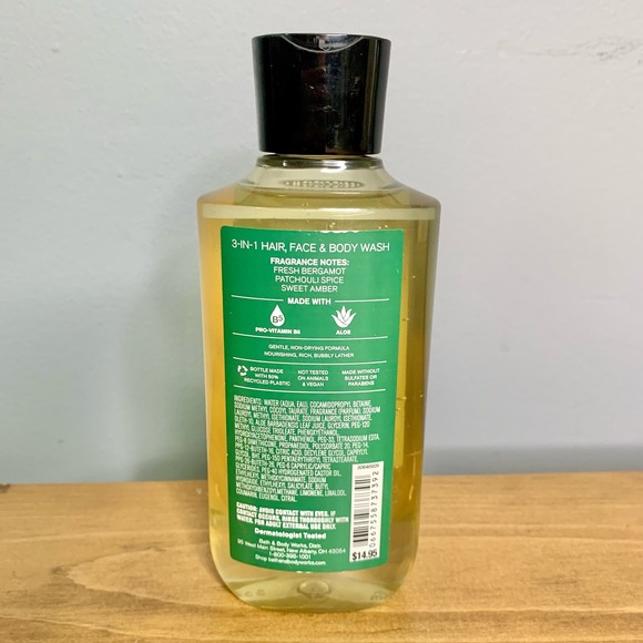 Bath & Body Works CLASSIC FLANNEL Men’s Collection 3-in-1 Hair Face Body Wash - Picture 5 of 7